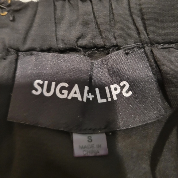 Sugar Lips Daisy Life Is Beautiful Floral Print Ruched Mini Skirt Women's Small - Picture 5 of 9